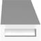 Ekena Millwork 3 1/2-in. W x 26-in. D x 38-in. H Funston Architectural Grade PVC Knee Brace BRCP035X26X38FST - alternate 5